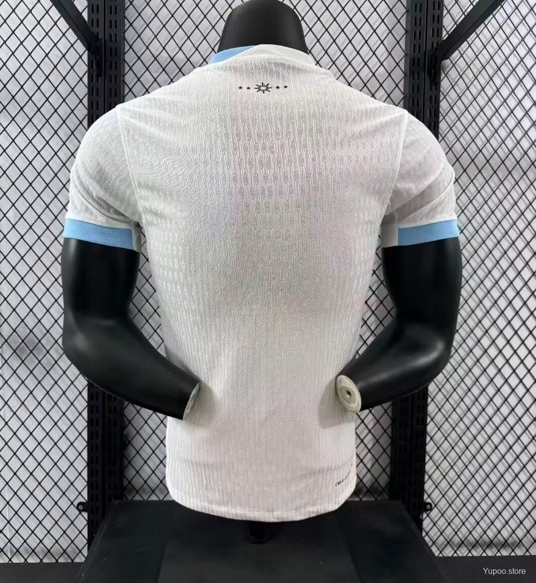 2024 Uruguay Away White Jersey