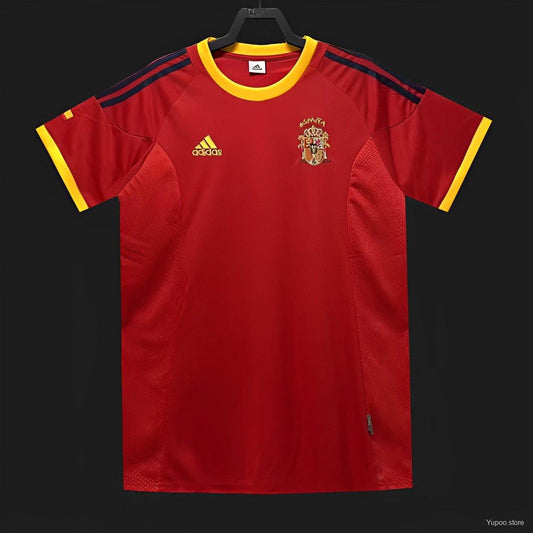 Retro 2002 Spain Home Jersey