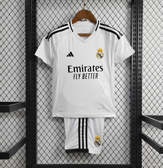 24/25 Kids Real Madrid Home Jersey