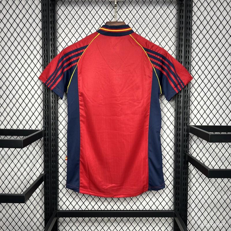 Retro 1998 Spain Home Jersey