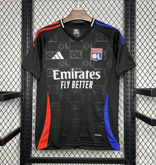 24/25 Olympique Lyonnais Away Black Jersey