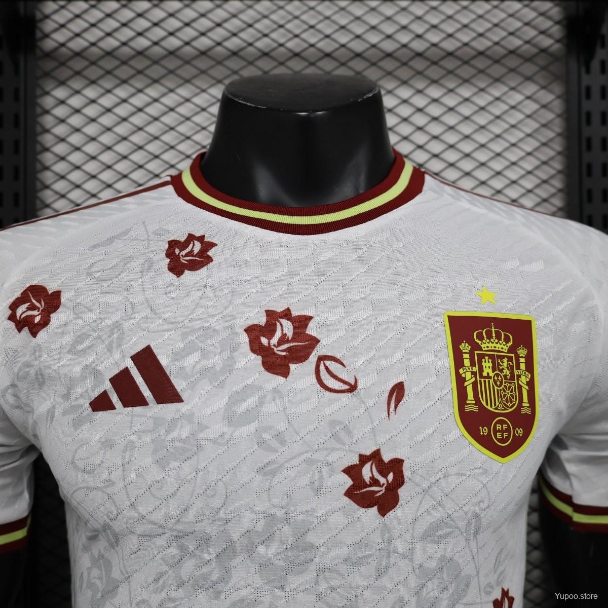 2024 Spain White Special Jersey