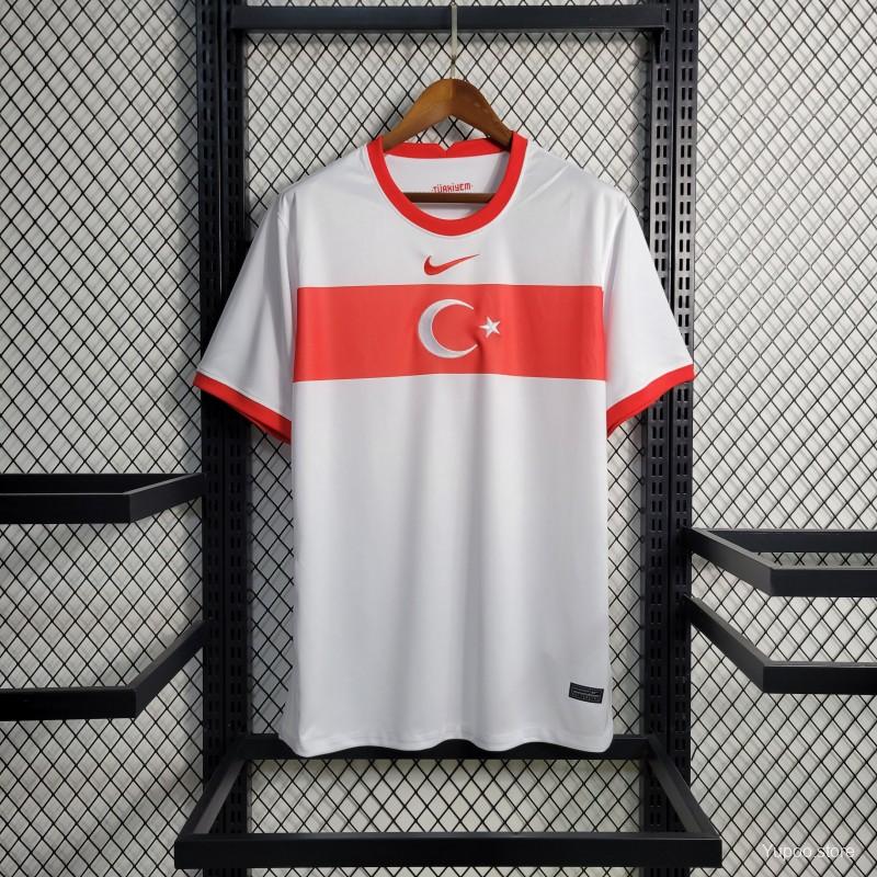 TURKEY AWAY WHITE JERSEY 2023