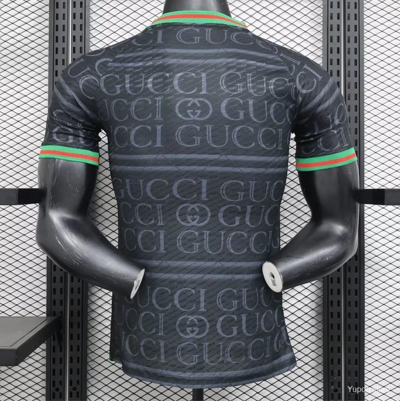 24/25 Real Madrid x GUCCI Black Special Jersey