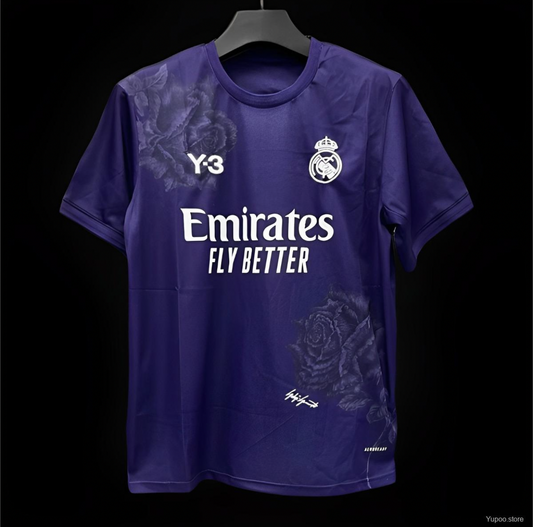 REAL MADRID X YAMAMOTO PURPLE JERSEY 24/25