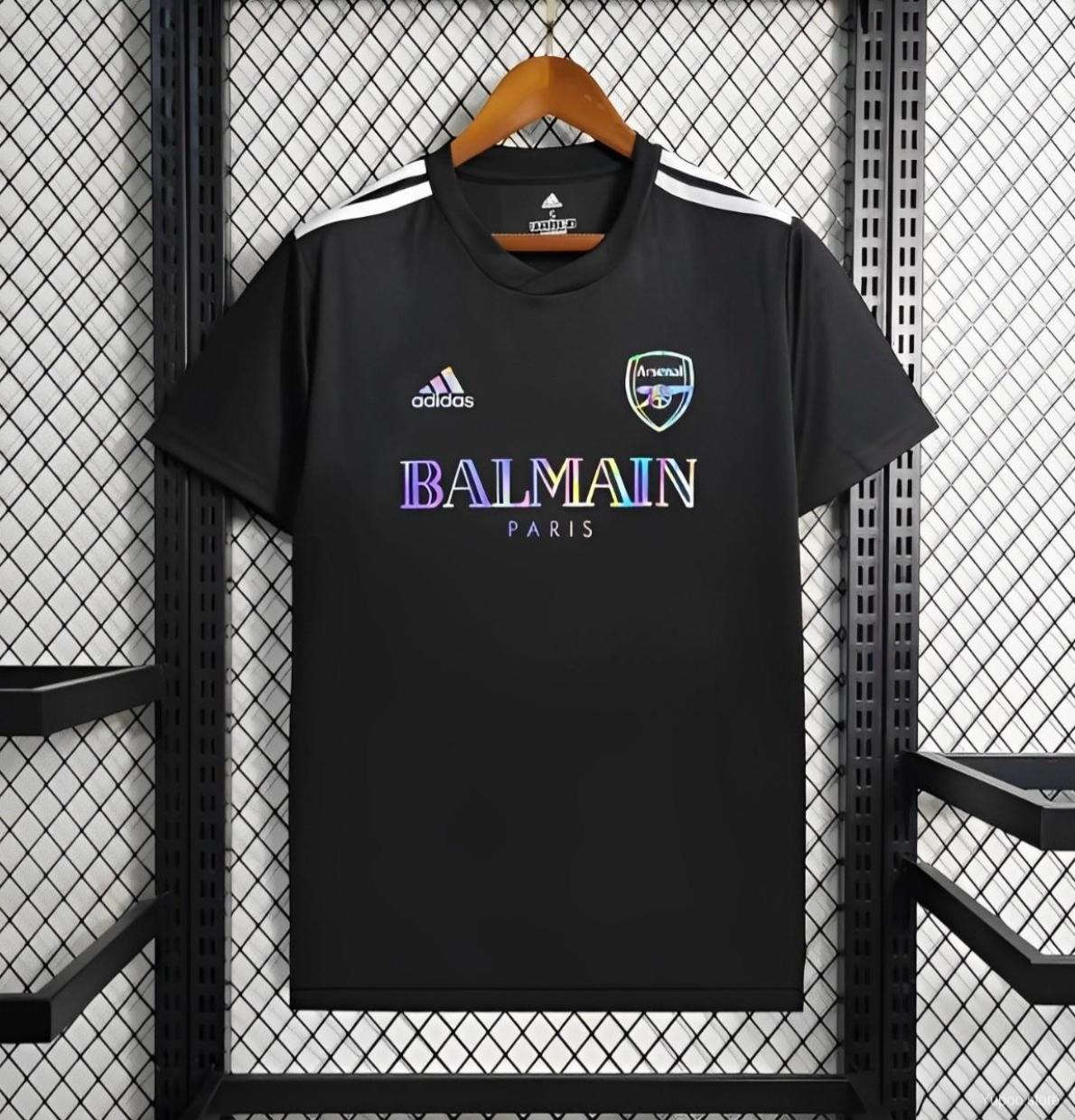 ARSENAL X BALMAIN BLACK TRAINING JERSEY 24/25