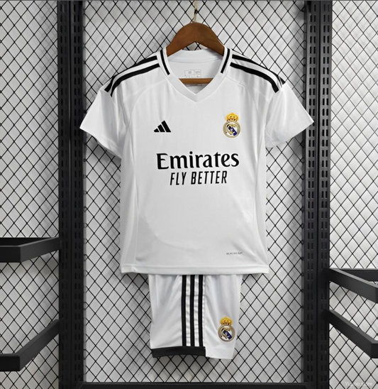 KIDS REAL MADRID HOME JERSEY 24/25