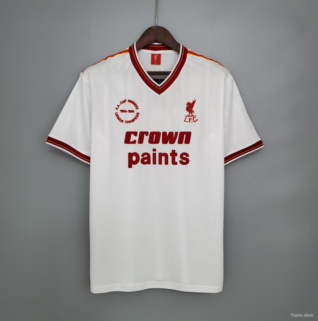 RETRO LIVERPOOL AWAY WHITE KIT 85/86