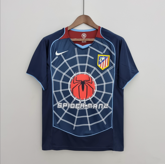 ATLETICO MADRID SPIDERMAN AWAY JERSEY 04/05