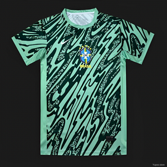 BRAZIL THIRD GREEN GOALKEEPER JERSEY 2024