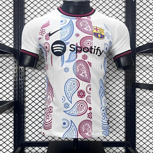 24/25 Barcelona White Special Pattern Jersey