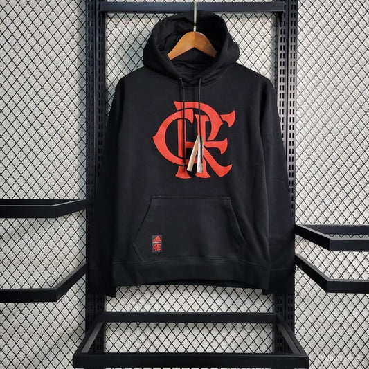 FLAMENGO BLACK PULLOVER HOODIE 23/24