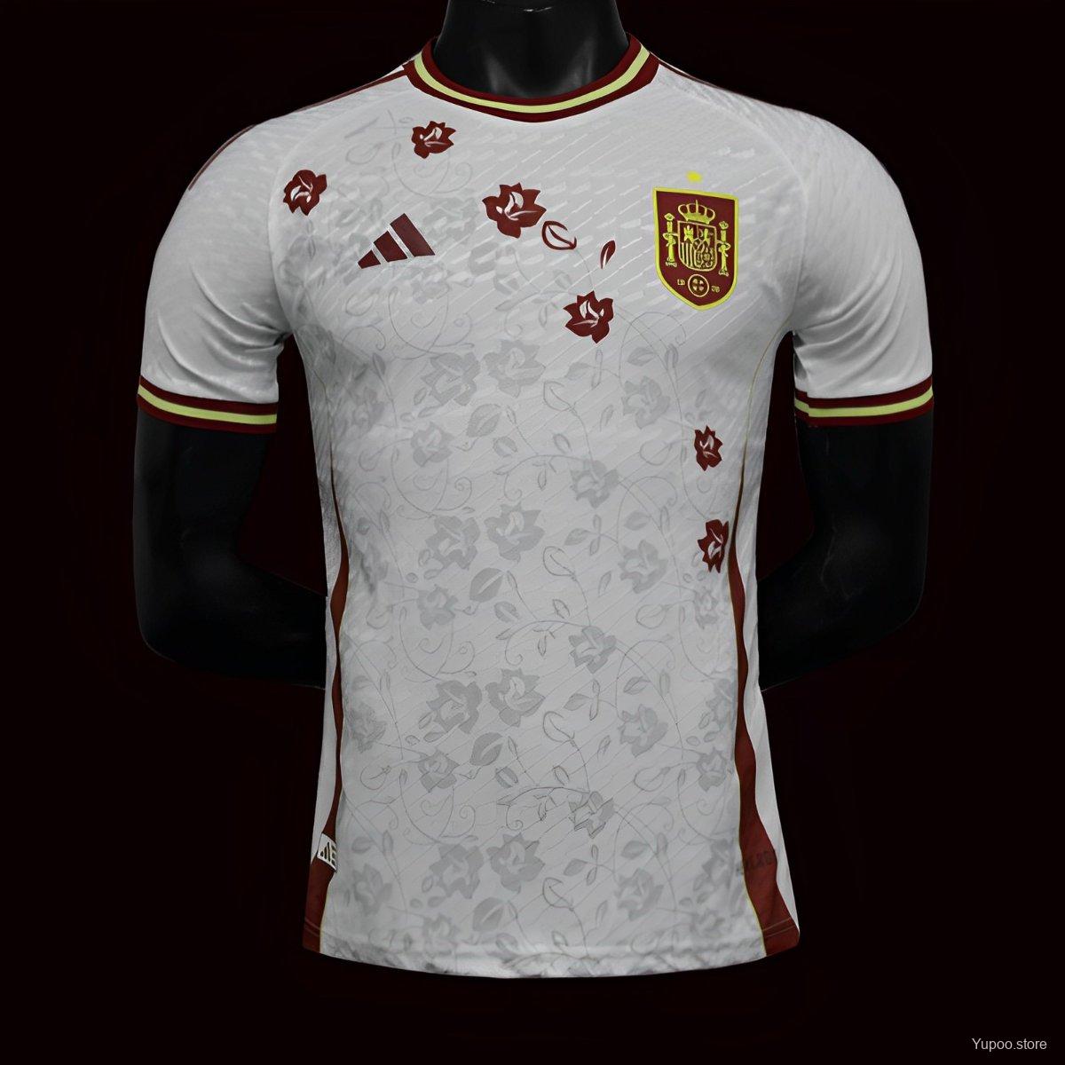 2024 Spain White Special Jersey