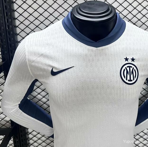 24/25 Inter Milan Away White Long Sleeve Jersey