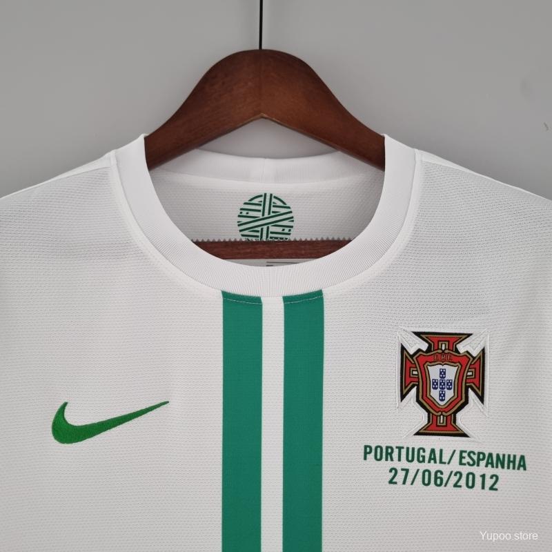 PORTUGAL RETRO 2012 LONG SLEEVE AWAY JERSEY