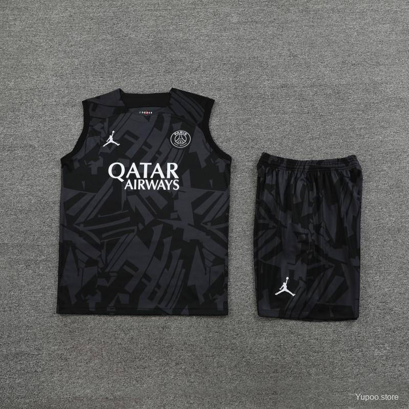 PSG 23/24 BLACK VEST + SHORTS