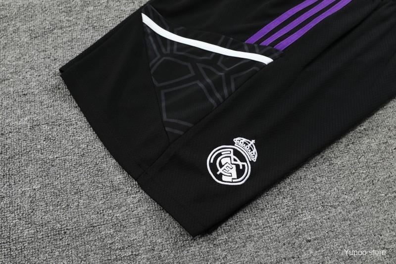 23/24 REAL MADRID PURPLE VEST + SHORTS