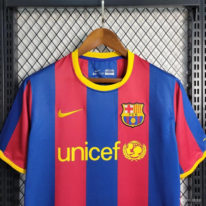 BARCELONA 10/11 HOME UNICEF RETRO KIT