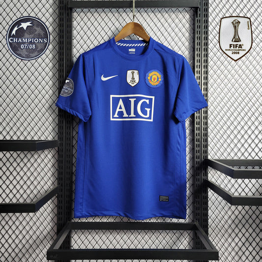 MANCHESTER UNITED 07/08 AWAY KIT