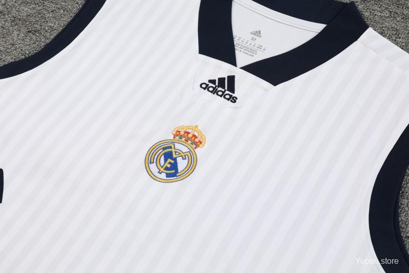 23/24 REAL MADRID WHITE VEST + SHORTS