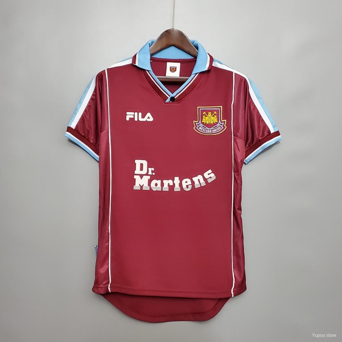 WEST HAM 99/01 HOME RETRO KIT