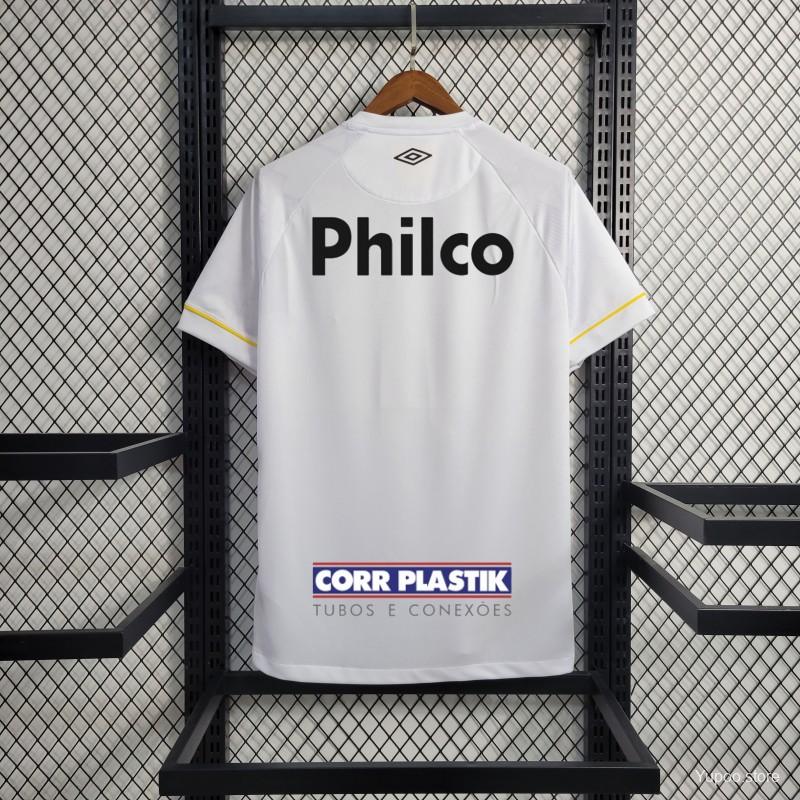 SANTOS 23/24 HOME KIT WITH ALL SPONSORS