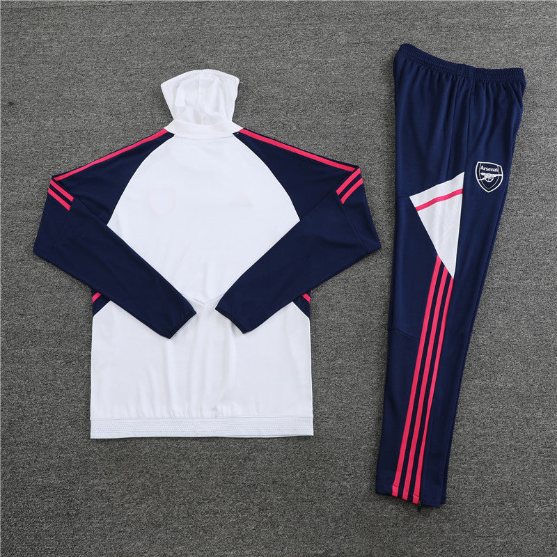 ARSENAL 22/23 PINK AND WHITE TRACKSUIT