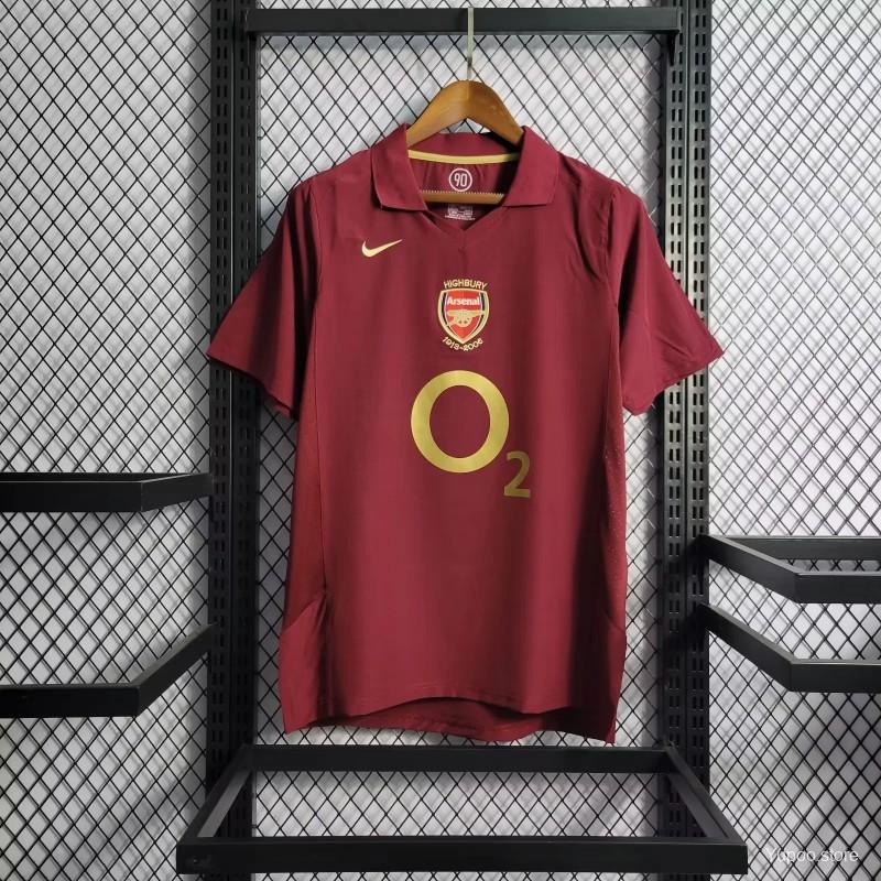 ARSENAL HOME RETRO KIT 05/06