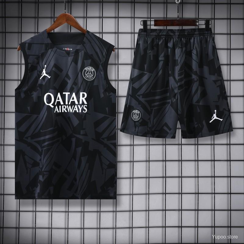 PSG 23/24 BLACK VEST + SHORTS