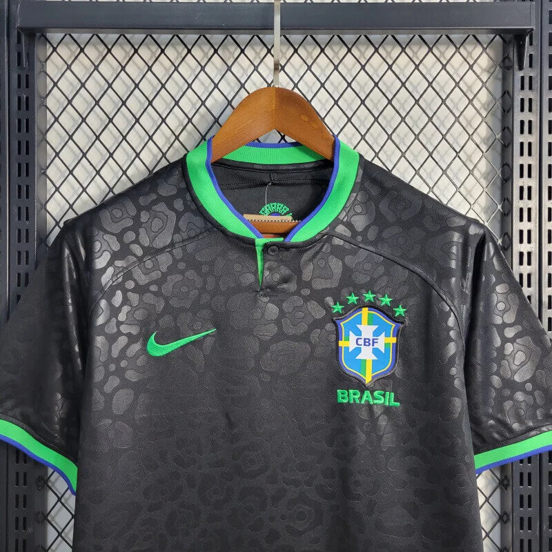 BRAZIL BLACK-GREEN LEOPARD PRINT