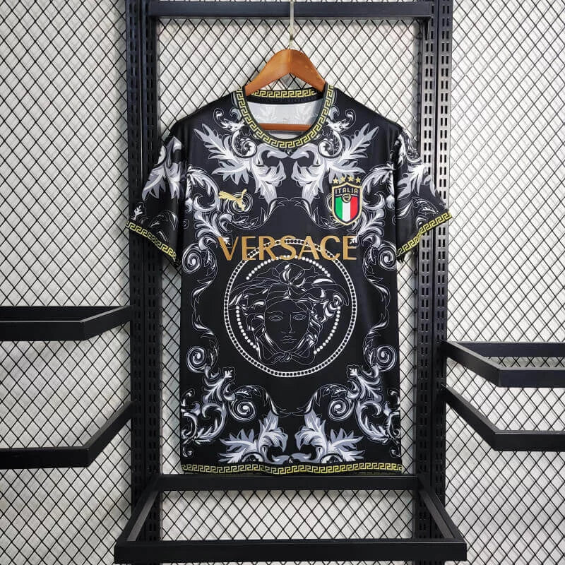 ITALY VERSACE EDITON BLACK JERSEY (CONCEPT) 2023/24