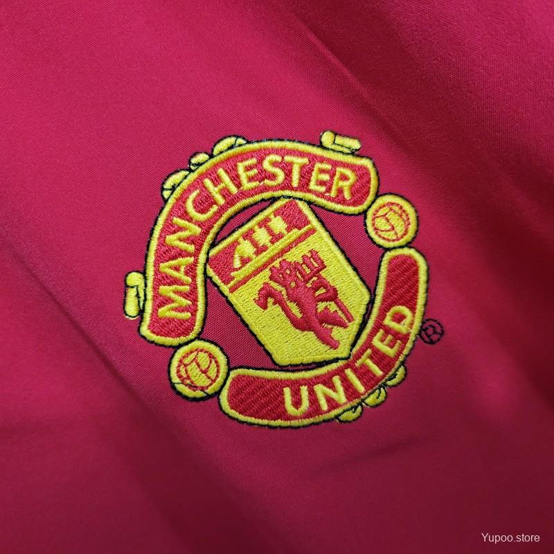 MANCHESTER UNITED 02/04 HOME KIT