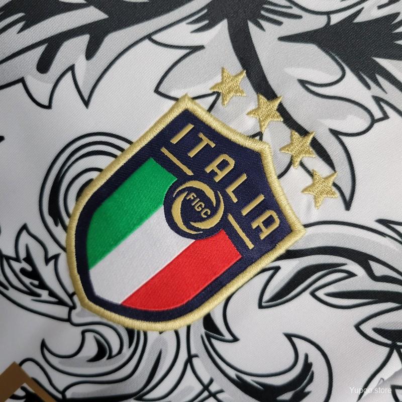 ITALY VERSACE EDIITON WHITE JERSEY (FAN MADE) 2023/24