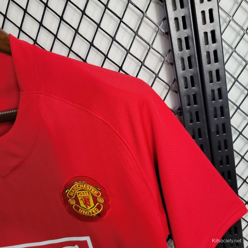 MANCHESTER UNITED HOME 07/08 KIT