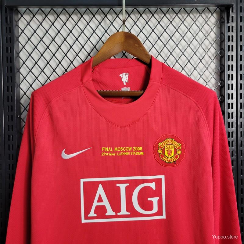 MANCHESTER UNITED 07/08 HOME KIT